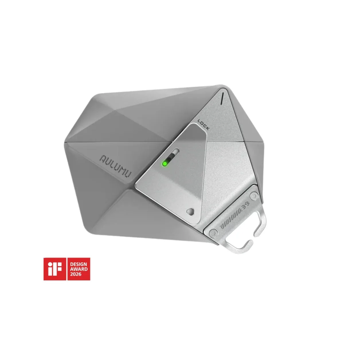 Aulumu A39 Geometric Case for AirPods Pro 3 | Lock & Lanyard