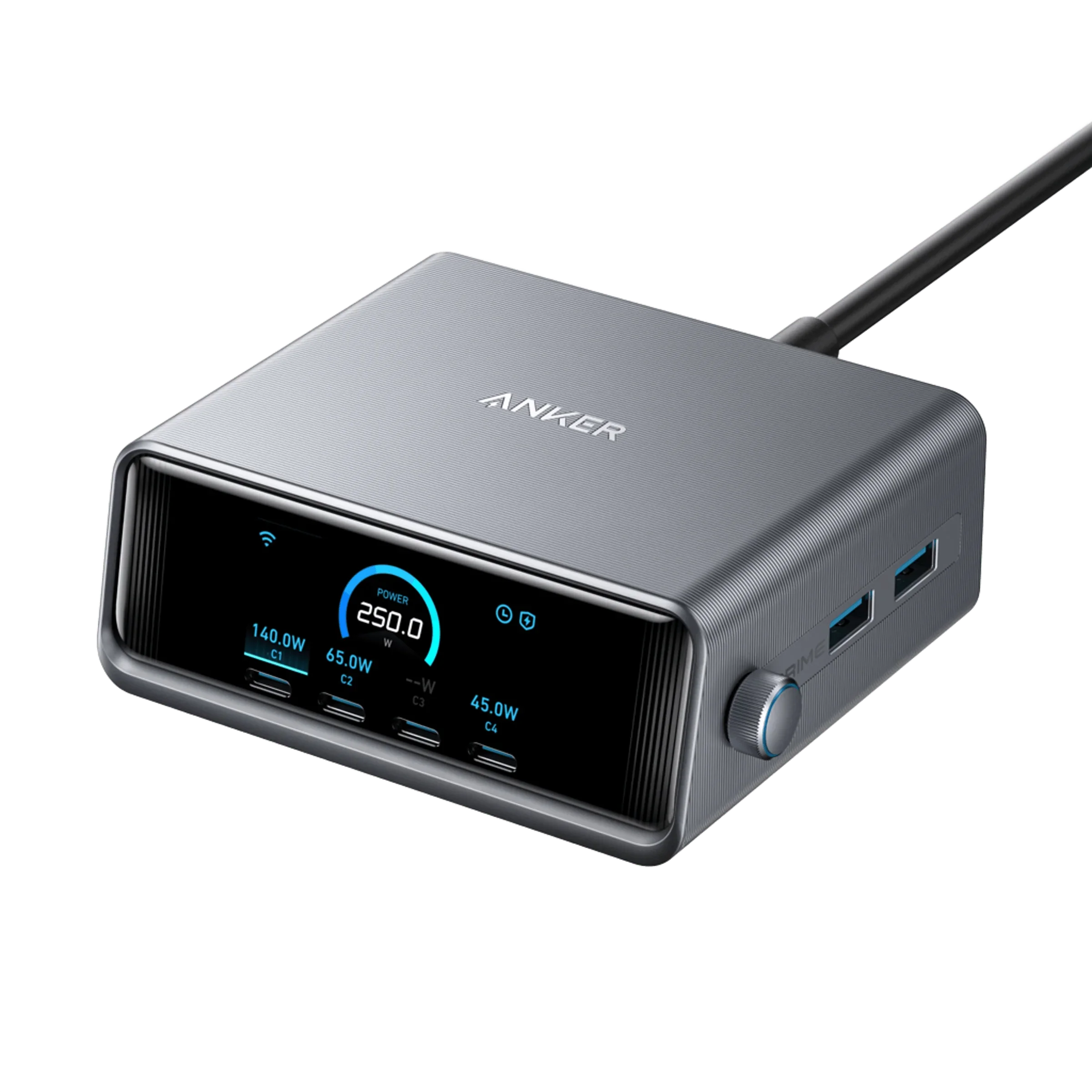 Anker Prime Charger (250W, 6 Ports, GaNPrime)