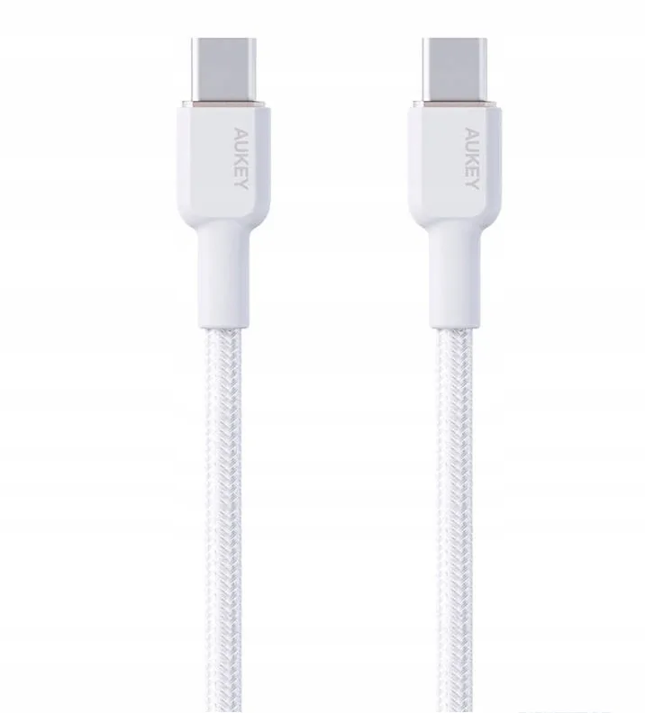 AUKEY CB-NCC2 | 60W USB-C to USB-C Cable | 1.8m Nylon Braided Design
