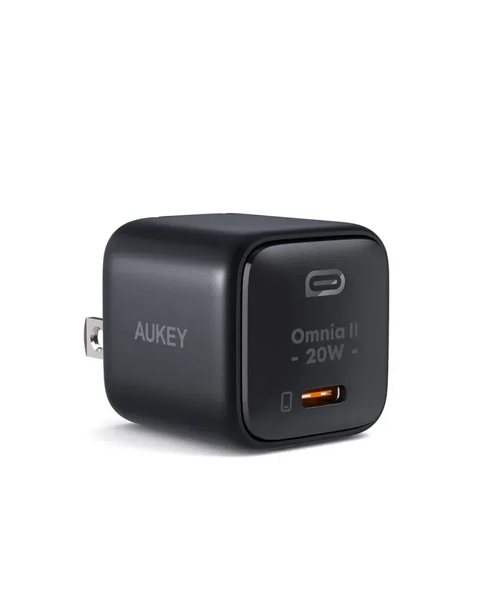 AUKEY PA-B1T Mini | 20W USB-C PD Charger with Foldable Plug