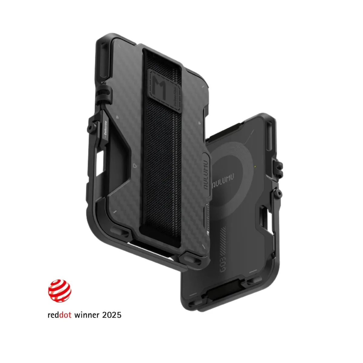 Aulumu G03 Carbon Fiber Magnetic Wallet Card Holder | Magnetic Wallet Compatible with MagSafe