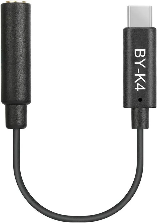 BY-K4 3.5 mm TRS to USB-C Cable