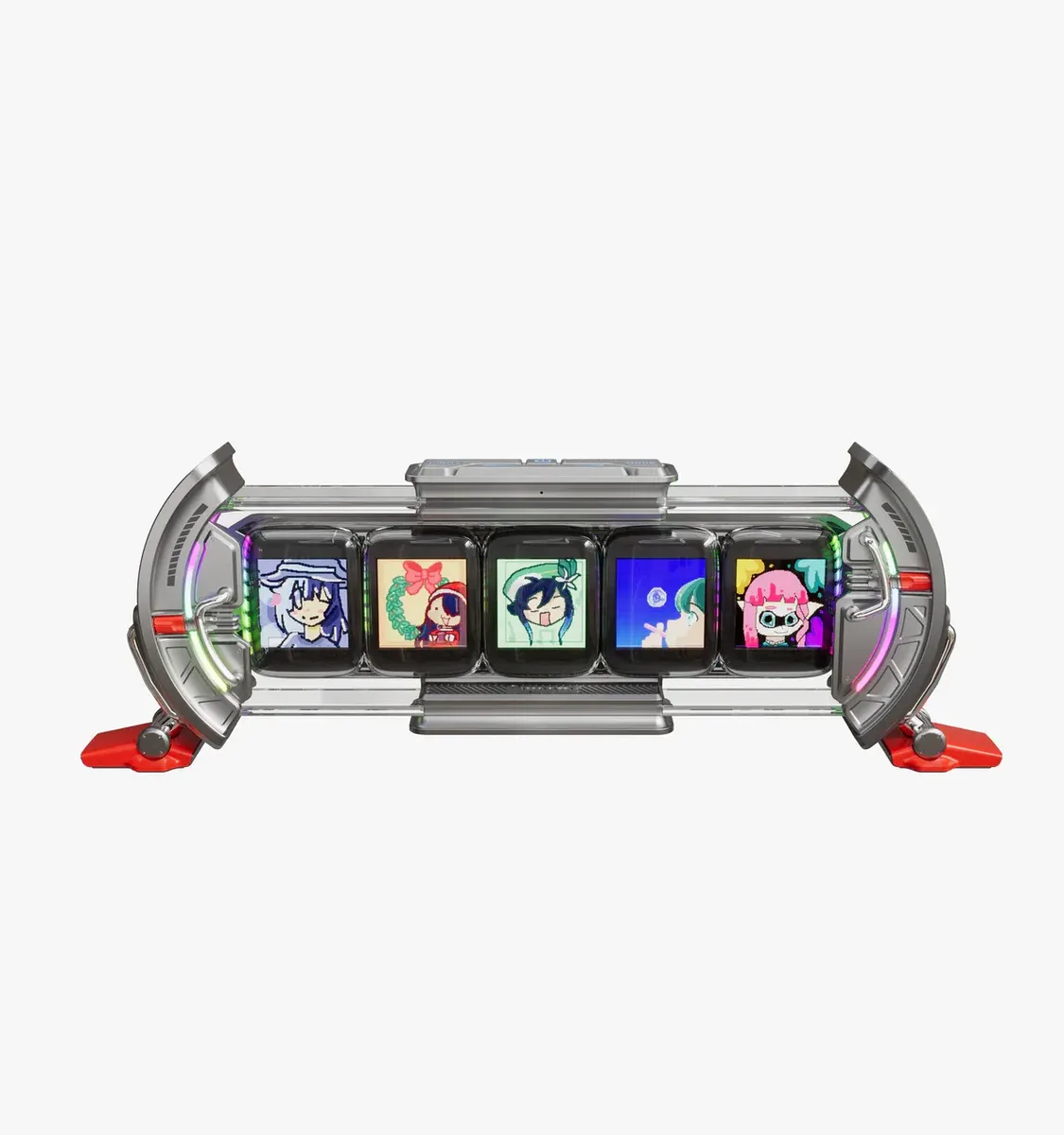Divoom Times Gate II Pixel Art Info Display with 5 Smart LCD Screens