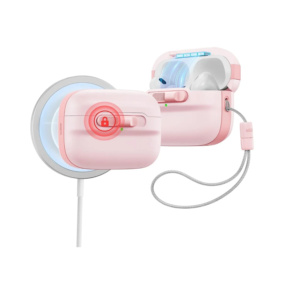 ESR Pulse FlickLock / Magnetic Case for and AirPods Pro (Halolock)