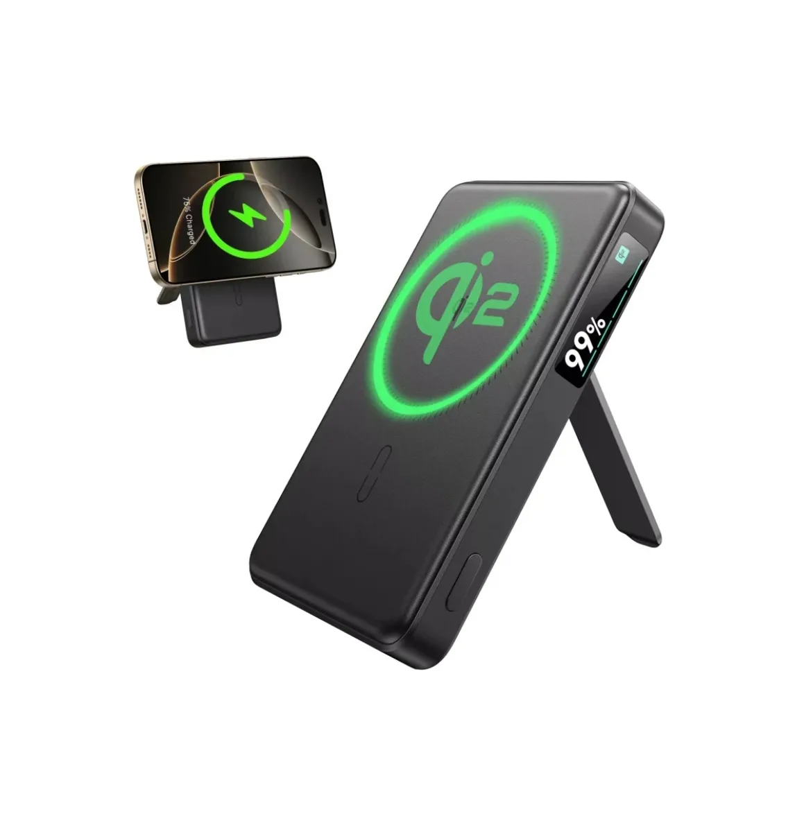 ESR Qi2 MagSlim Kickstand Power Bank