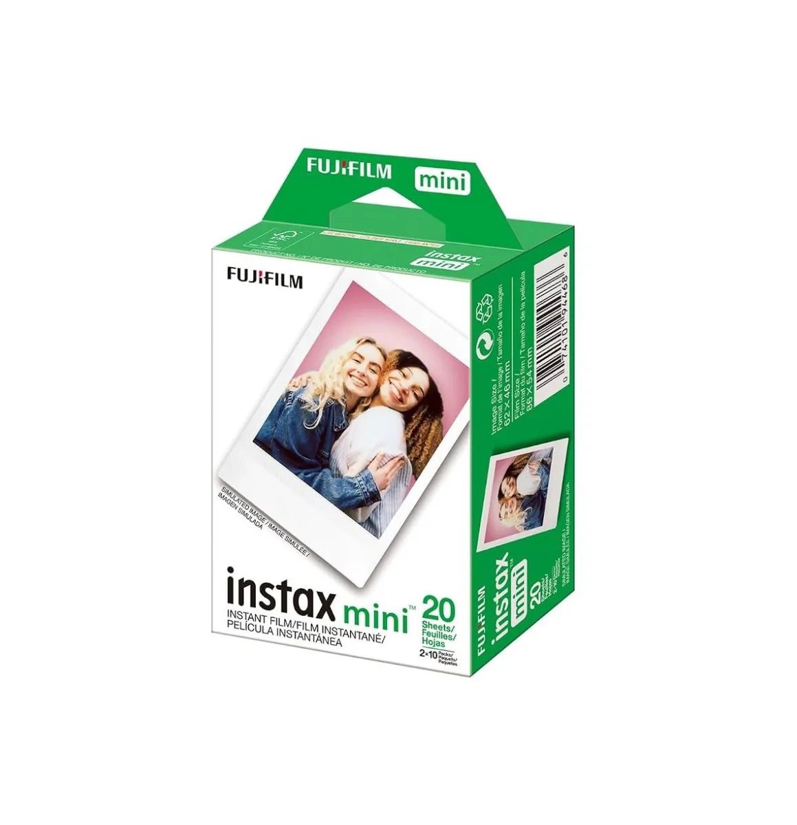 Fujifilm Instax Mini Instant Film Twin Pack (Total 20 Sheets)