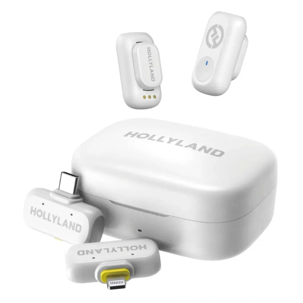 Hollyland LARK A1 Combo 2-Person with USB-C and Lightning Connectors