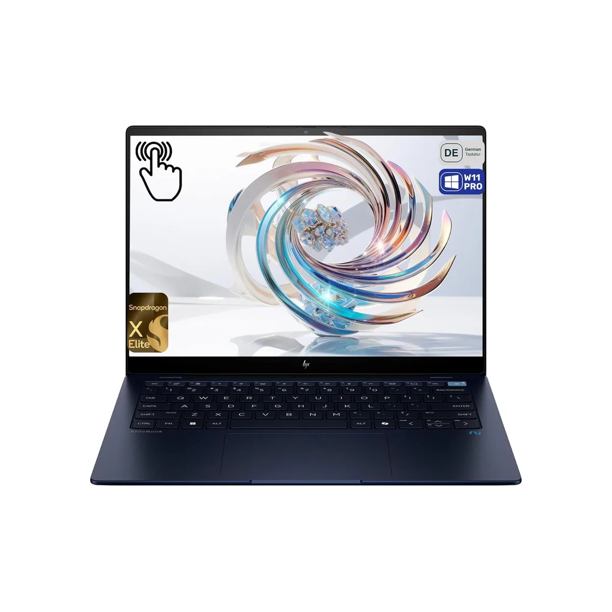 HP EliteBook Ultra G1Q Snapdragon X Elite X1E-78-100 | 16GB RAM | 512GB SSD | 14 Inch (2.2K, 2240 x 1400) 100% sRGB IPS Display | Qualcomm Adreno GPU | Backlit Keyboard