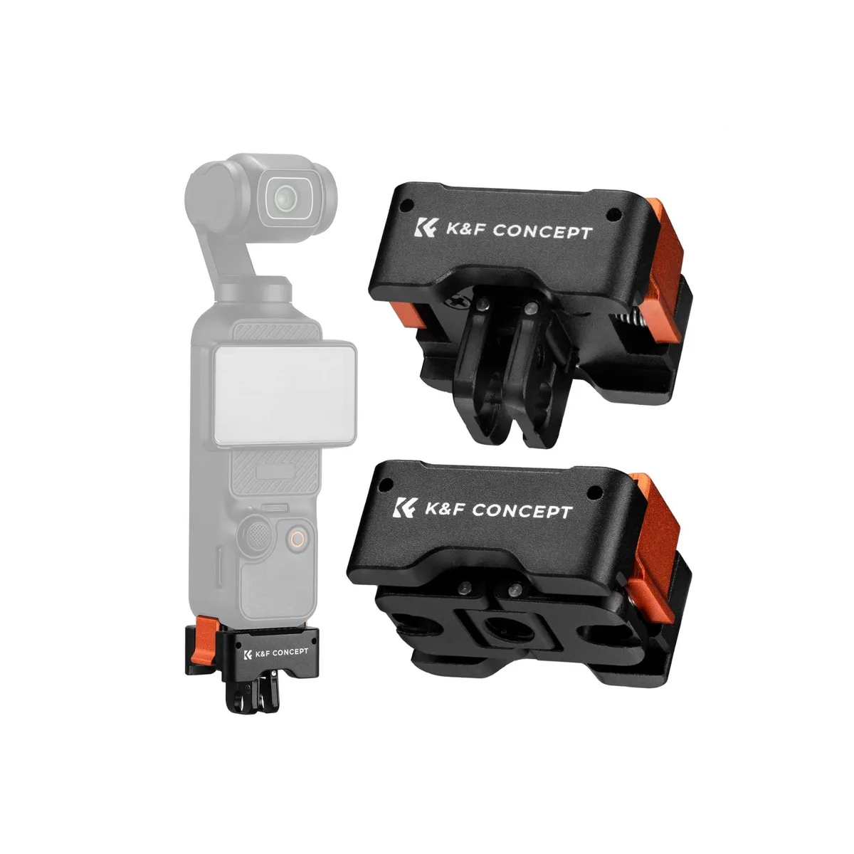 K&F Concept DJI Osmo Pocket 3 Quick Release Base (2-Pack)