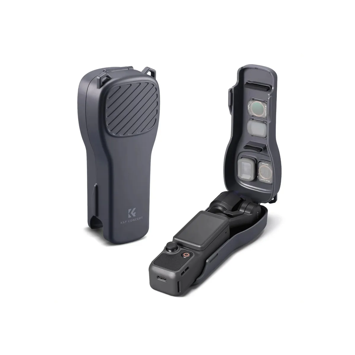 K&F Concept DJI OSMO Pocket 3/ 4 Protective Case with 4 filter slots