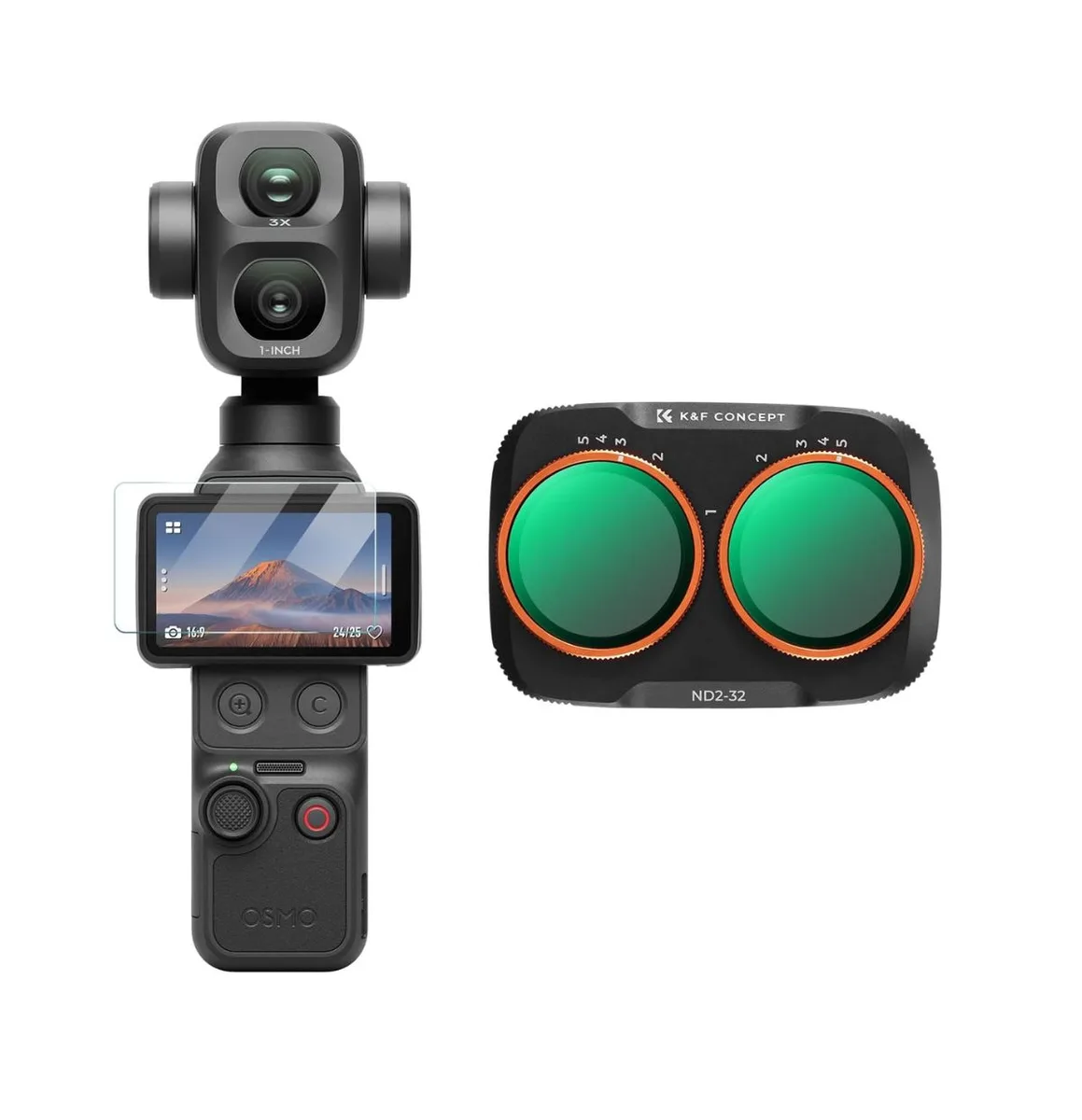 K&F Concept ND2-32 Variable ND Filter for DJI Osmo Pocket 4P