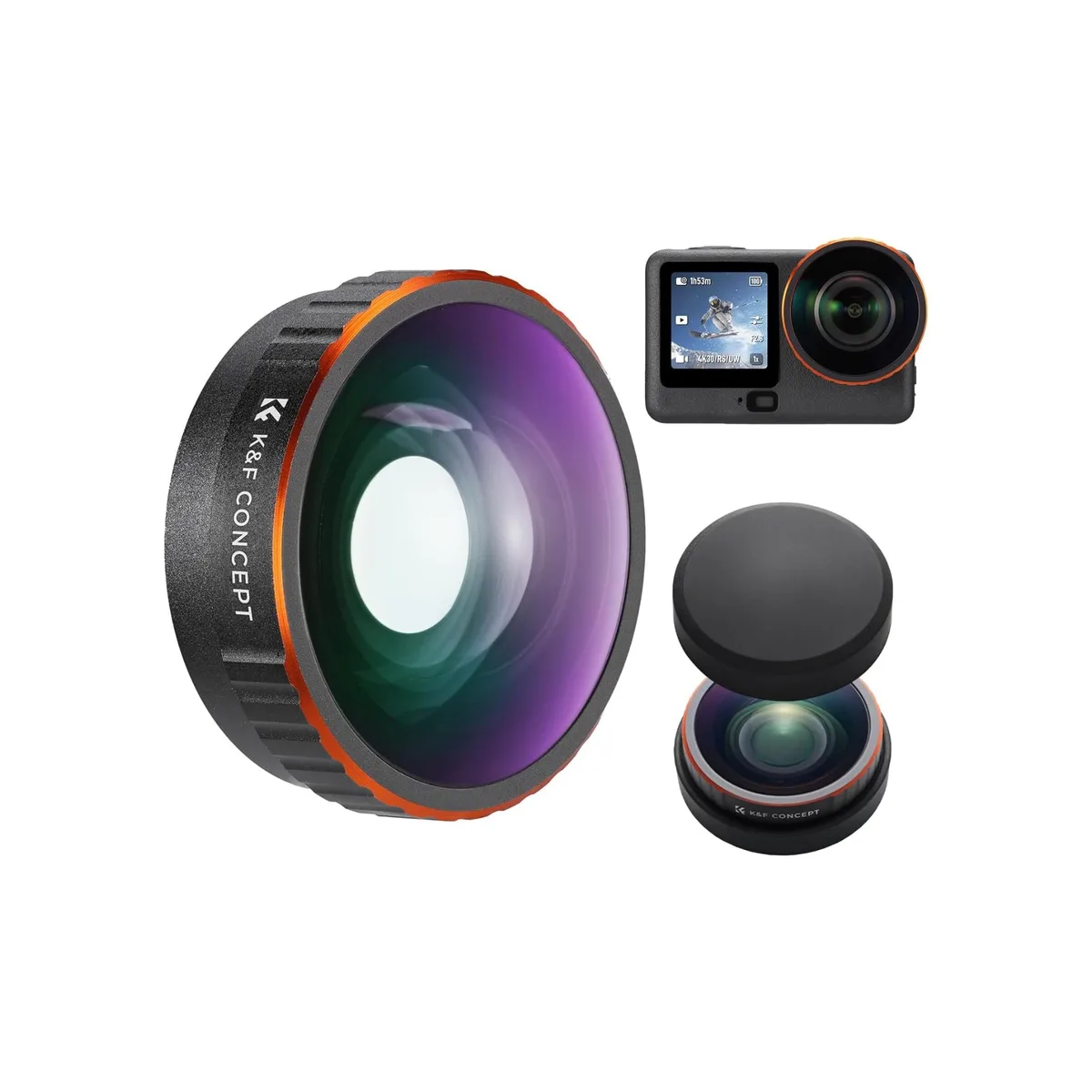 K&F Concept Wide Angle Expansion Lens for DJI Osmo Action 6