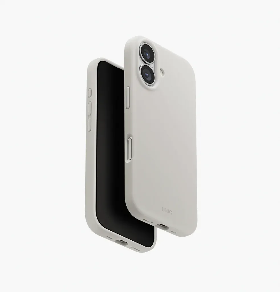 UNIQ Lino iPhone 17 Silicone Case-Slim Hybrid Protection