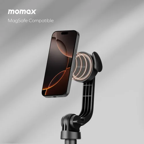 Momax 1-Snap Pole Magnetic Tripod Selfie Stick with Wireless Remote