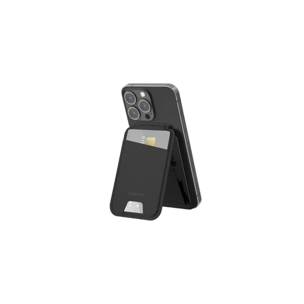 Momax 1-Wallet Magnetic stand card holder