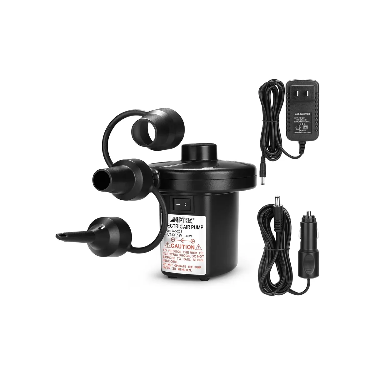 Momax Electric Air Pump Portable Air Pump with Flash