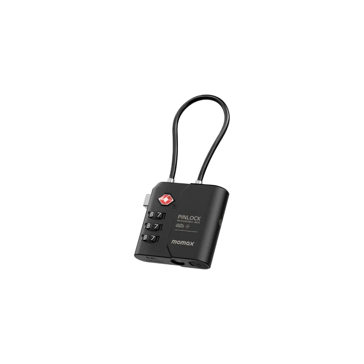 Momax PinLock Find My Locator with TSA Padlock