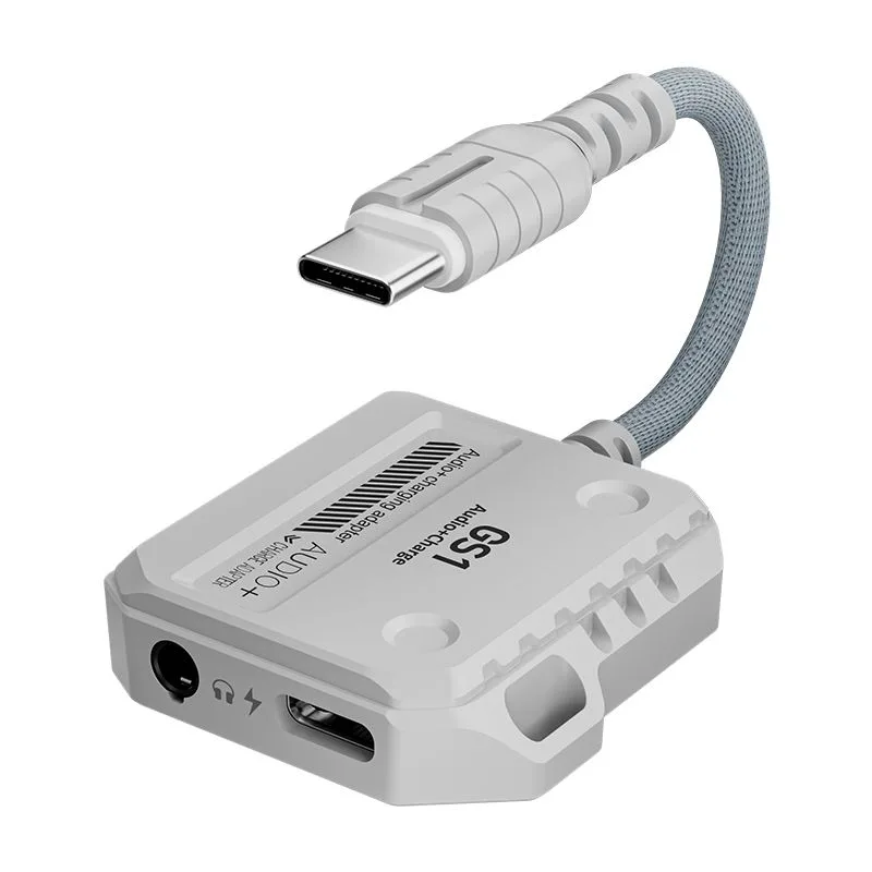 Plextone GS1 2 in 1 60W 3.5mm Type C Gaming Adapter