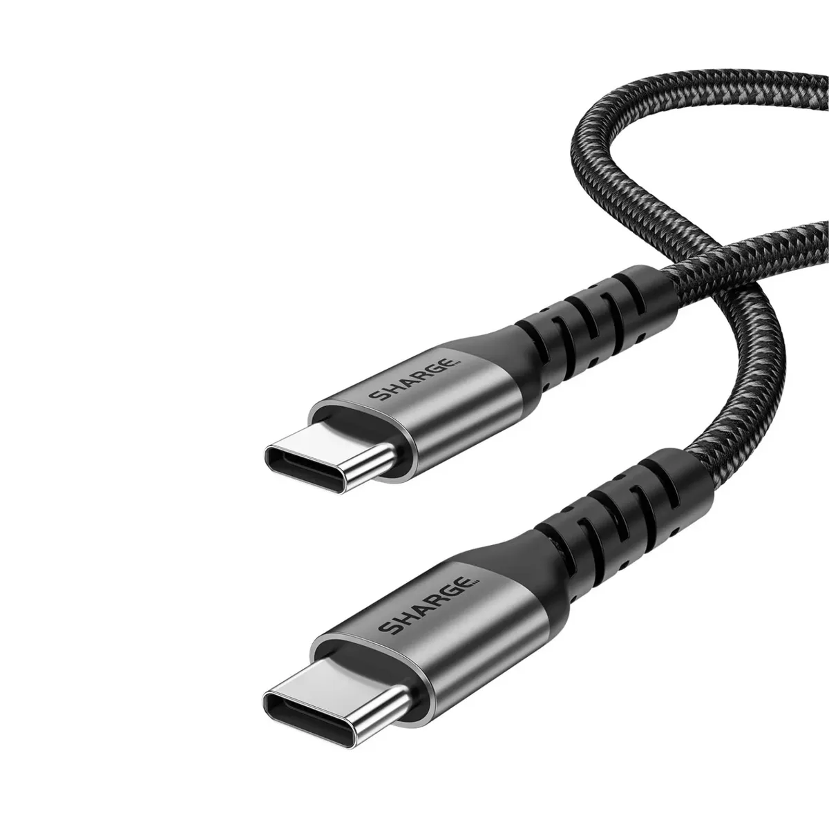SHARGE 1.5m USB-C to C Braided Fast Charging Cable 240W - SL105