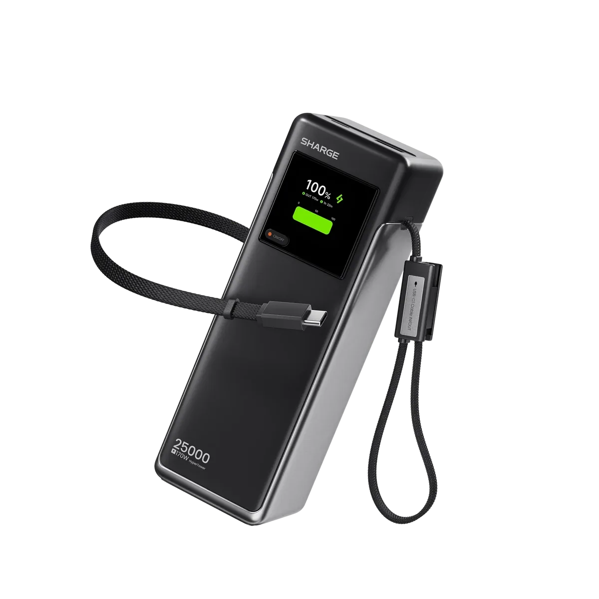 SHARGE HyperTower 170 Power Bank(4-in-1, 170W, 25K)