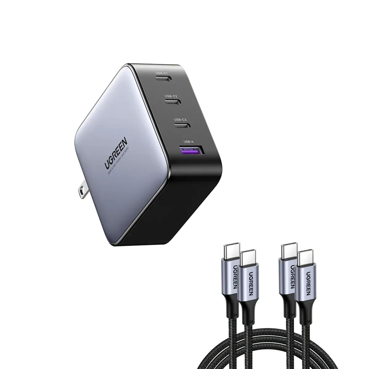 UGREEN Nexode 100W USB-C Charger | 4-Port GaN Fast Charging Station