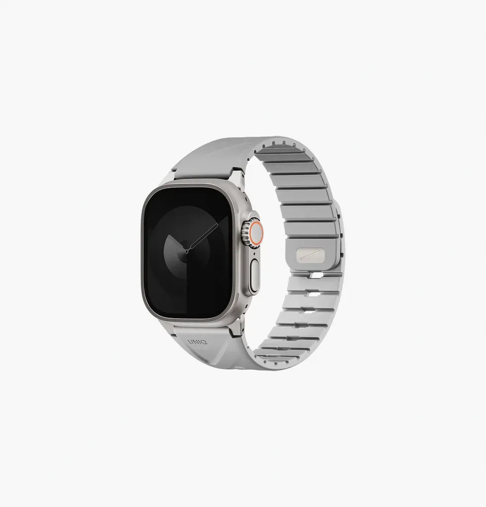 UNIQ Fluo Magnetic Apple Watch Strap (49–40mm) with Connector Bundle