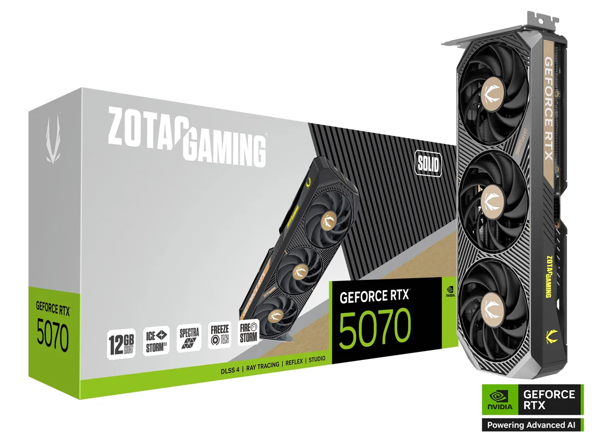 ZOTAC GAMING GeForce RTX 5070 SOLID